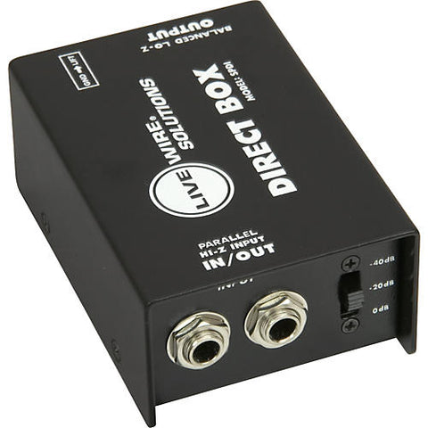 Live Wire SPDI Passive Direct Box With Attenuation Pad