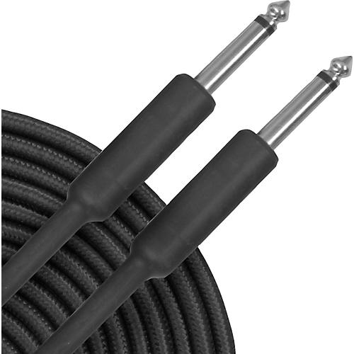 Musician's Gear Braided Instrument Cable 1/4" Black 20 ft.