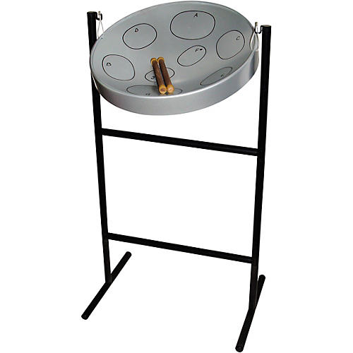 Panyard Jumbie Jam Steel Drum Kit With Tube Floor Stand Silver