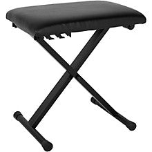 Musician's Gear KS-505-MG Padded Piano Bench Black