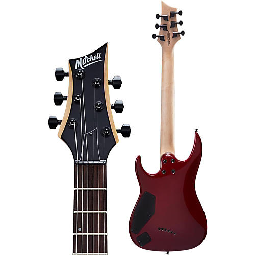 Mitchell MM100 Mini Double-Cutaway Electric Guitar Blood Red