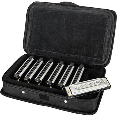 Silver Creek 7-Pack of Blues Style Harmonicas