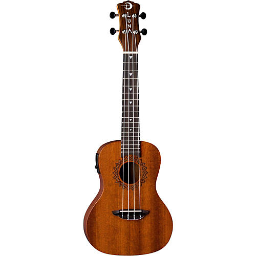 Luna Vintage Mahogany Concert Acoustic-Electric Ukulele Satin Natural