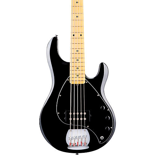 Sterling by Music Man StingRay Ray5 Maple Fingerboard 5-String Electric Bass Black