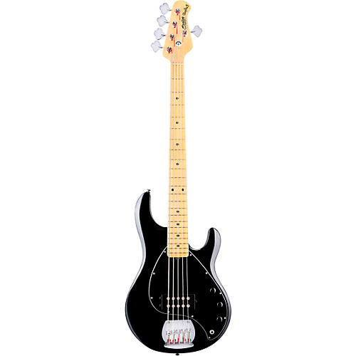 Sterling by Music Man StingRay Ray5 Maple Fingerboard 5-String Electric Bass Black