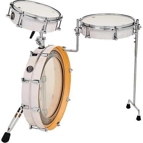 DW Performance Series 3-Piece Low Pro Travel Shell Pack White Marine Pearl