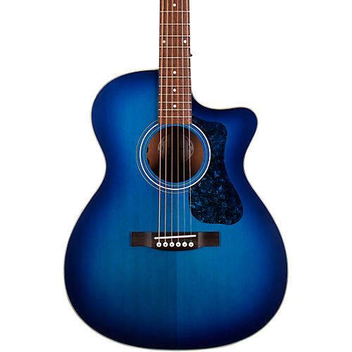 Guild OM-240CE Orchestra Acoustic-Electric Guitar Dark Blue Burst