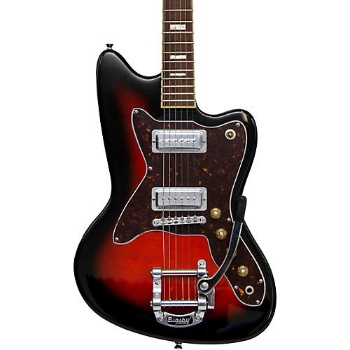 Silvertone 1478 Solidbody Electric Guitar Red Sunburst