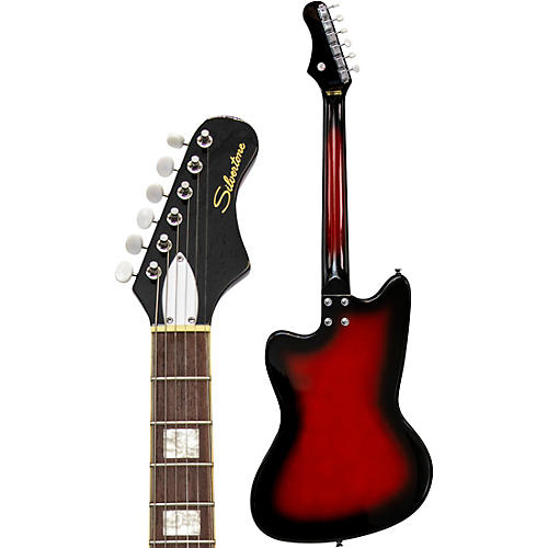 Silvertone 1478 Solidbody Electric Guitar Red Sunburst