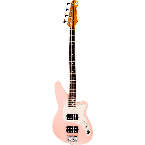 Reverend Mercalli 4 Rosewood Fingerboard Electric Bass Guitar Orchid Pink