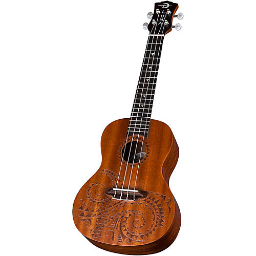 Luna Tattoo Concert Ukulele Mahogany