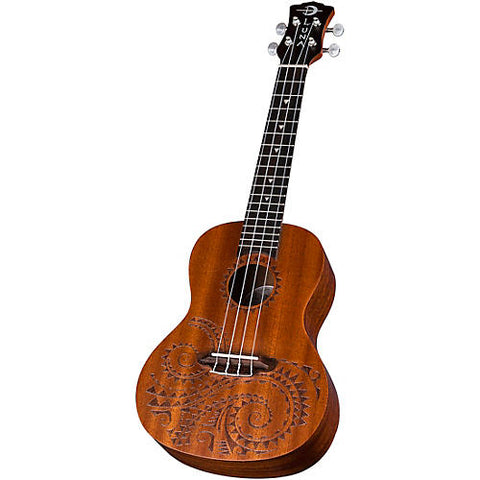 Luna Tattoo Concert Ukulele Mahogany