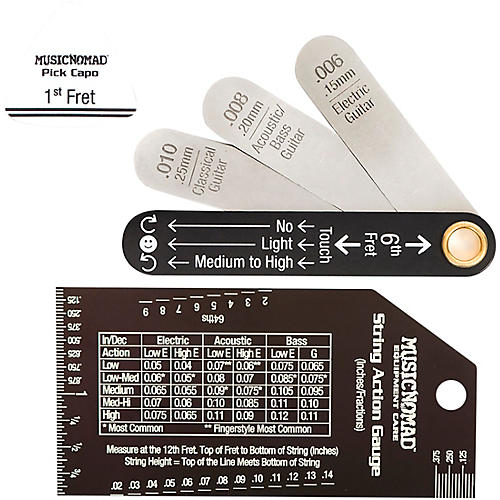 Music Nomad Truss Rod Gauge & String Action Gauge Combo Bundle